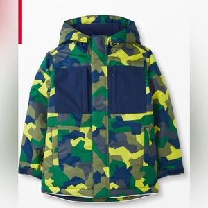 [SOLD] Hanna Andersson - Hooded Fleece Lined Waterproof Jacket, size 4